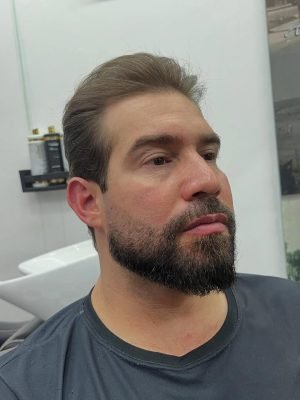 Corte e barba na Barbearia Lumberjack, Centro de Uberlândia